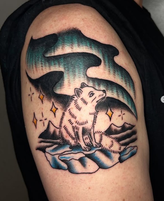 American Traditional tattoo work by Elijah Breon at Assurance Tattoo in Livermore, CA